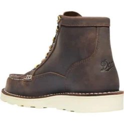 Danner Women's Bull Run 6" ST Moc Toe Wedge Work Boot - Brown - 15576 8 Danner Women's Bull Run 6" ST Moc Toe Wedge Work Boot - Brown - 15576 -Strut Boots 15576 M