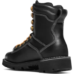 Danner Women's Quarry USA Made Waterproof Work Boot - Black - 17323 -Strut Boots 17323 2