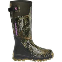Lacrosse Women's Alphaburly Pro 15" WP Rubber Hunt Boot Mossy Oak 376008
