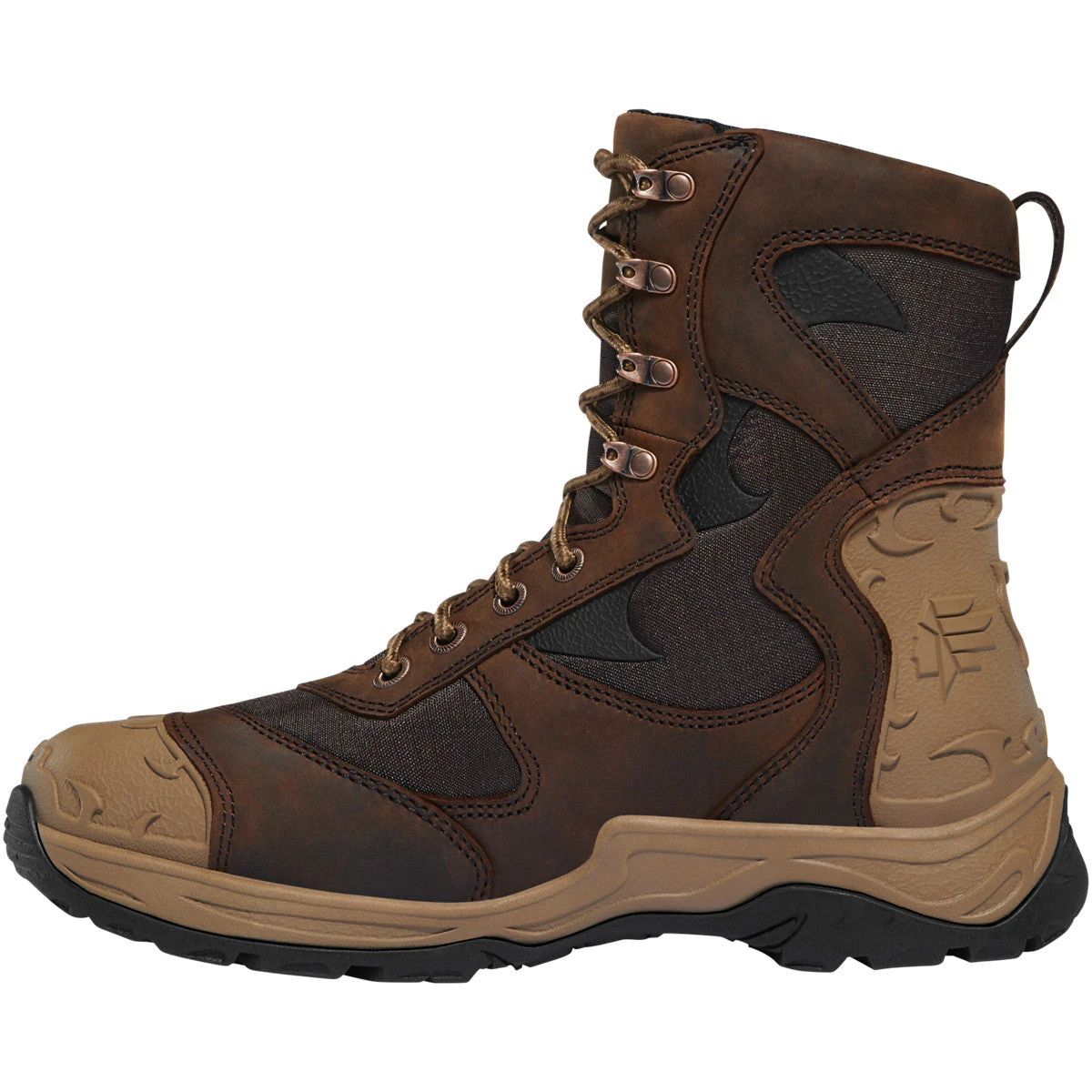 Lacrosse Men's Atlas 8" Soft Toe Waterproof Hunt Boot - Brown - 572110 2 Lacrosse Men's Atlas 8" Soft Toe Waterproof Hunt Boot - Brown - 572110 - Image 2