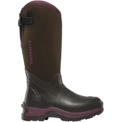 Lacrosse Women's Alpha Thermal 14" WP Rubber Work Boot - Chocolate - 644104
