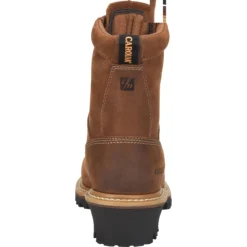 Carolina Women's Elm 8" Comp Toe WP Slip Resist Work Boot -Brown- CA1435 -Strut Boots CA1435 500xauto Heel