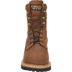 Carolina Women's Elm 8" Comp Toe WP Slip Resist Work Boot -Brown- CA1435 -Strut Boots CA1435 500xauto Toe