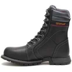 CAT Women's Echo Steel Toe WP Rubber Outsole Work Boot - Black - P90899 -Strut Boots CATM P90899 012519 F17 180