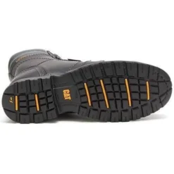 CAT Women's Echo Steel Toe WP Rubber Outsole Work Boot - Black - P90899 -Strut Boots CATM P90899 012519 F17 OUT