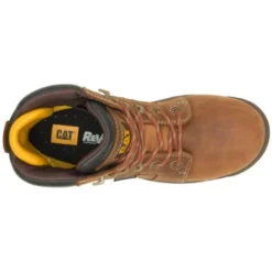 CAT Women's Resorption Waterproof Comp Toe Work Boot - Brown - P91392 10 CAT Women's Resorption Waterproof Comp Toe Work Boot - Brown - P91392 -Strut Boots CATW P91392 082021 S22 TOP