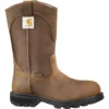 Carhartt Women's 10" Soft Toe WP Wellington Work Boot Brown CWP1150