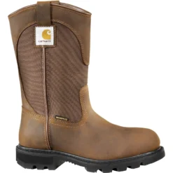 Strut Boots 36 Carhartt Women's 10" Soft Toe WP Wellington Work Boot Brown CWP1150