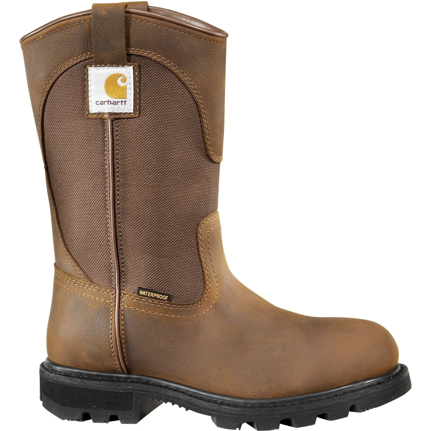 Carhartt Women's 10" Soft Toe WP Wellington Work Boot Brown CWP1150 1 Carhartt Women's 10" Soft Toe WP Wellington Work Boot Brown CWP1150