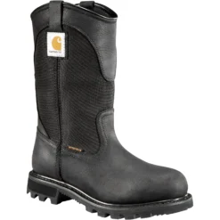 Strut Boots 38 Carhartt Women's 10" WP Wellington Work Boot - Black - CWP1151