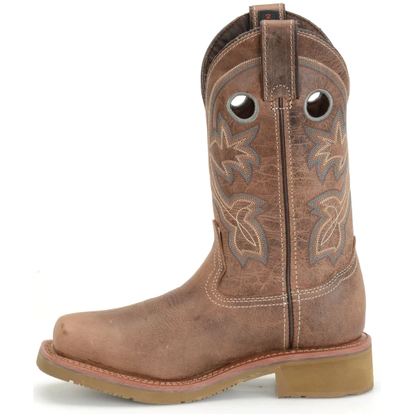 Double H Women's Haddie 11" Comp Toe Western Work Boot- Brown - DH2411 3 Double H Women's Haddie 11" Comp Toe Western Work Boot- Brown - DH2411 - Image 3