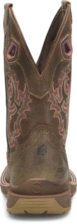 Double H Women's Phantom Rider 10" Square Toe Western Work Boot DH5373 -Strut Boots DH5373 500xauto Heel