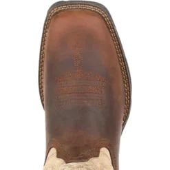 Durango Women's Lady Rebel 11" Square Toe Western Boot- Brown- DRD0332 -Strut Boots DRD0332 birdseye