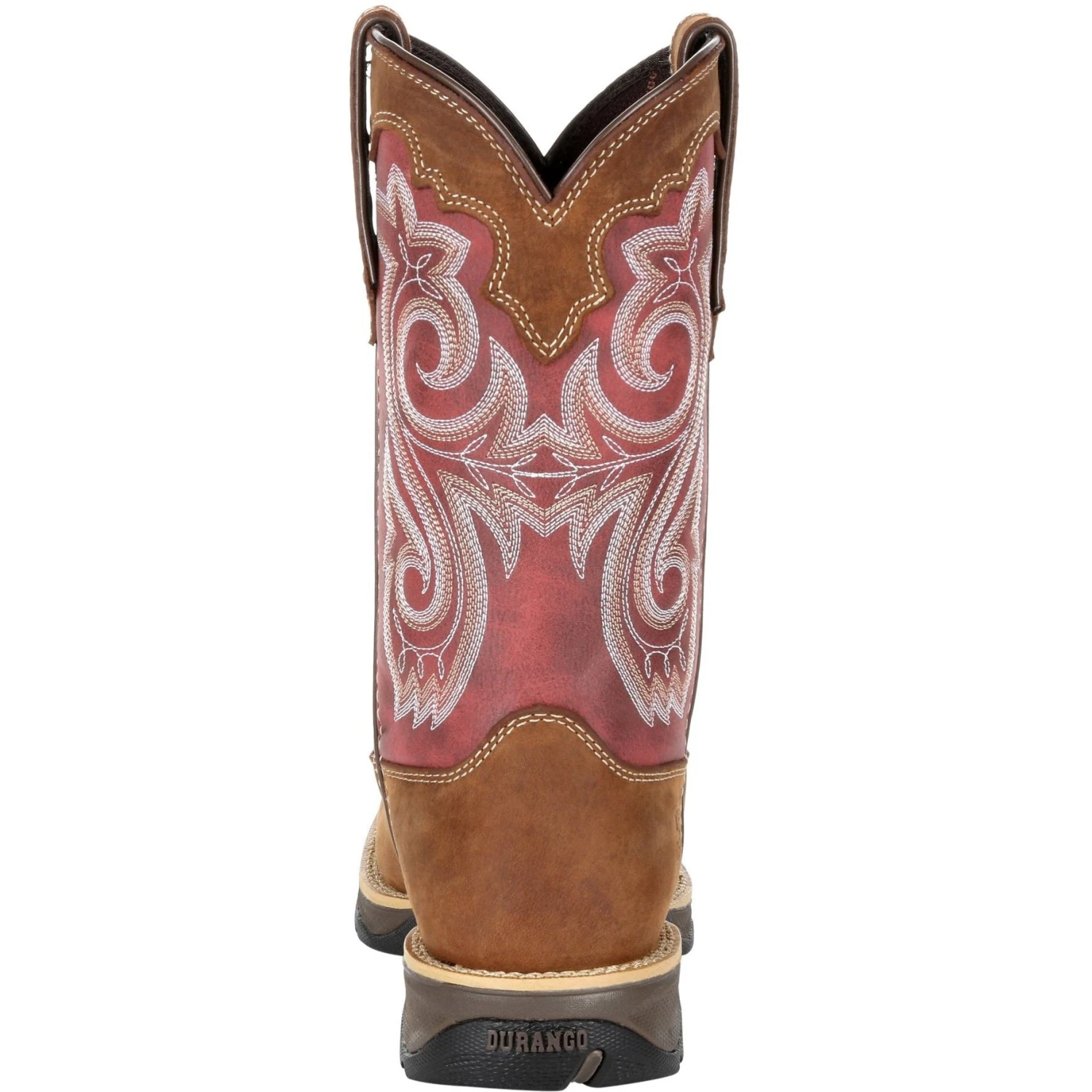 Durango Women's Lady Rebel 10" Sqr Toe Western Boot- Rusty Red- DRD0349 4 Durango Women's Lady Rebel 10" Sqr Toe Western Boot- Rusty Red- DRD0349 - Image 4