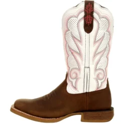 Durango Women's Lady Rebel Pro 12" Square Toe Ventilated Western Boot -Strut Boots DRD0392 instep profile
