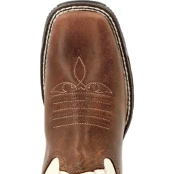 Durango Women's Maverick 10" Steel Toe WP Western Work Boot - DRD0418 -Strut Boots DRD0418 birdseye