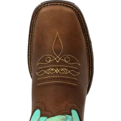 Durango Women's Maverick 10" Soft Toe WP Western Work Boot - DRD0419 -Strut Boots DRD0419 birdseye