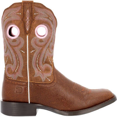 Durango Women's Westward 10" Square Toe Western Work Boot -Brown- DRD0445 2 Durango Women's Westward 10" Square Toe Western Work Boot -Brown- DRD0445 - Image 2