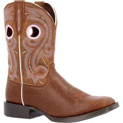 Durango Women's Westward 10" Square Toe Western Work Boot -Brown- DRD0445 1 Durango Women's Westward 10" Square Toe Western Work Boot -Brown- DRD0445