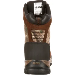 Rocky Men's Core 8" WP 400G Ins Outdoor Hunt Boot - Brown - FQ0004754 -Strut Boots FQ0004754 back