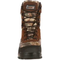 Rocky Men's Core 8" WP 400G Ins Outdoor Hunt Boot - Brown - FQ0004754 -Strut Boots FQ0004754 front
