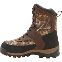 Rocky Men's Core 8" WP 400G Ins Outdoor Hunt Boot - Brown - FQ0004754 -Strut Boots FQ0004754 instep profile