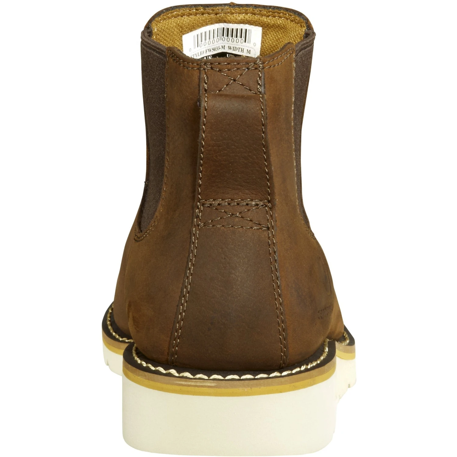 Carhartt Women's Chelsea 5" Soft Toe Wedge Work Boot- Brown - FW5025-W 3 Carhartt Women's Chelsea 5" Soft Toe Wedge Work Boot- Brown - FW5025-W - Image 3