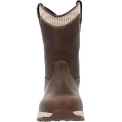 Georgia Women's Eagle Trail 10" WP Alloy Toe Work Boot -Brown- GB00557 -Strut Boots GB00557 3 LARGE ef57730a e809 43cd 9f4d 678d25ab4273
