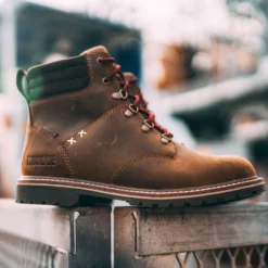 Kodiak Women's Bralorne 6" WP Slip Resist Safety Work Boot -Brown- 4TDSBN -Strut Boots LS KD 4TDSBN 1