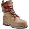 Kodiak Women's Bralorne 8" CT Waterproof 200G Work Boot -Brown- 4NM1BN