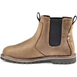 Kodiak Women's Bralorne WP Slip Resist Chelsea Work Boot -Brown- 4TEABN -Strut Boots PS KD 4TEABN L