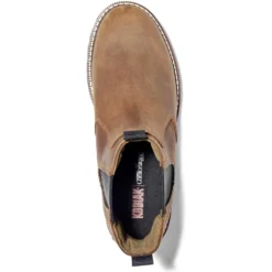 Kodiak Women's Bralorne WP Slip Resist Chelsea Work Boot -Brown- 4TEABN -Strut Boots PS KD 4TEABN T