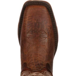 Durango Women's Lady Rebel 10" Steel Toe Western Boot - Brown - RD3315 -Strut Boots RD3315 birdseye