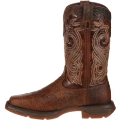 Durango Women's Lady Rebel 10" Steel Toe Western Boot - Brown - RD3315 -Strut Boots RD3315 instep profile