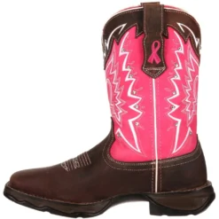 Durango Women's Benefiting Stefanie Spielman Square Toe Western Boot -Strut Boots RD3557 instep profile