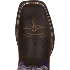 Durango Women's Lady Rebel 10" Square Toe Western Boot- Brown - RD3576 -Strut Boots RD3576 birdseye