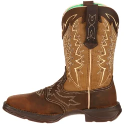 Durango Women's Lady Rebel Let Love Fly 10" Square Toe Western Boot -Strut Boots RD4424 instep profile