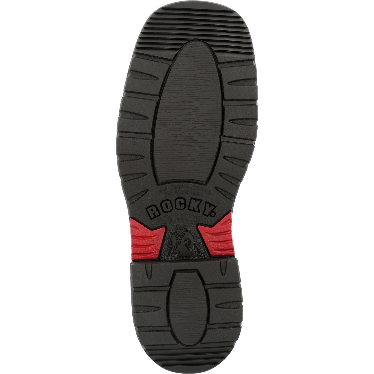 Rocky Women's Red Line 10" Square Toe Western Work Boot Black- RKD0089 7 Rocky Women's Red Line 10" Square Toe Western Work Boot Black- RKD0089 - Image 7