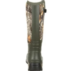 Rocky Men's Sport Pro Rubber 16" WP Side Zip Hunt Boot- Camo - RKS0383 -Strut Boots RKS0383 5