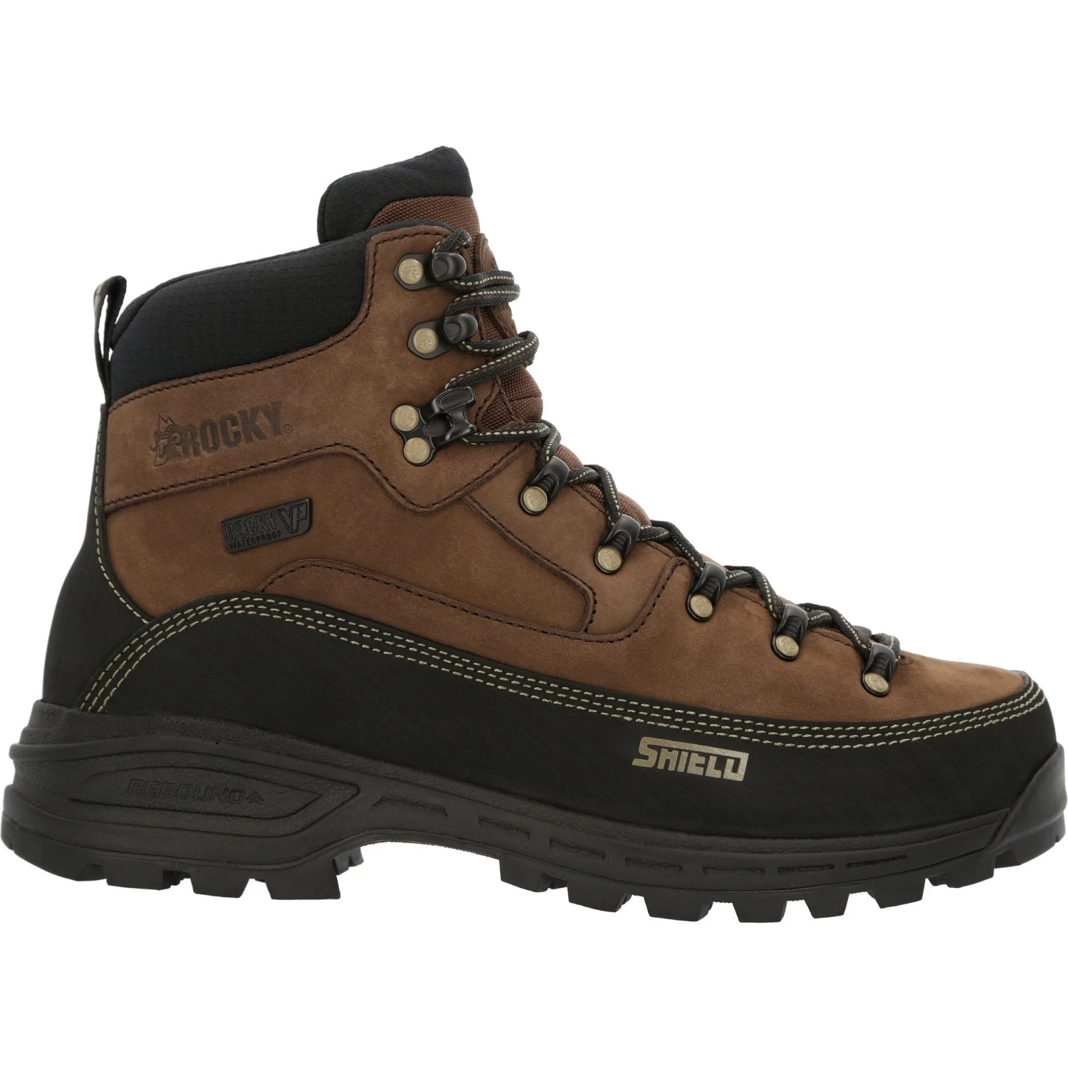 Rocky Men's MTN Stalker Pro 6" WP Hiker Mountain Boot- Brown - RKS0527 2 Rocky Men's MTN Stalker Pro 6" WP Hiker Mountain Boot- Brown - RKS0527 - Image 2