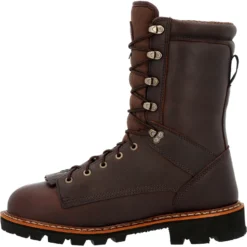 Rocky Men's ELK Stalker 10" WP 400G USA Made Outdoor Hunt Boot- RKS0548 -Strut Boots RKS0548 instep profile