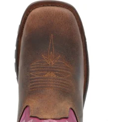 Rocky Women's Legacy 32 11" Square Toe Western Boot - Brown - RKW0357 12 Rocky Women's Legacy 32 11" Square Toe Western Boot - Brown - RKW0357 -Strut Boots RKW0357 birdseye