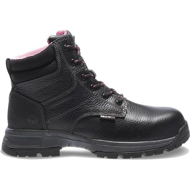 Wolverine Women's Piper 6" Comp Toe WP EH Work Boot - Black - W10181 2 Wolverine Women's Piper 6" Comp Toe WP EH Work Boot - Black - W10181 - Image 2