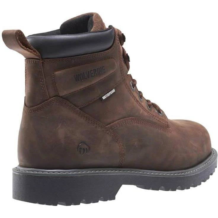 Wolverine Women's Floorhand Steel Toe WP Work Boot - Brown - W10696 9 Wolverine Women's Floorhand Steel Toe WP Work Boot - Brown - W10696 - Image 9