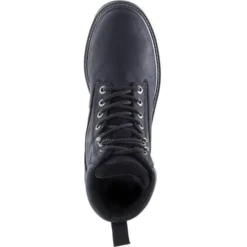 Wolverine Women's Floorhand Steel Toe WP Work Boot - Black - W201153 -Strut Boots WBSM W10694 041816 S17 TOP