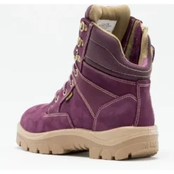 Steel Blue Women's Southern Cross Side Zip Steel Toe Work Boot - Purple - 892861 -Strut Boots sc 3