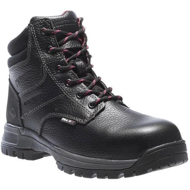 Wolverine Women's Piper 6" Comp Toe WP EH Work Boot - Black - W10181 1 Wolverine Women's Piper 6" Comp Toe WP EH Work Boot - Black - W10181